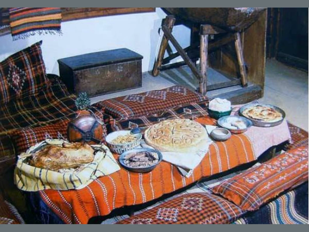 Трапезата на коледната вечер!