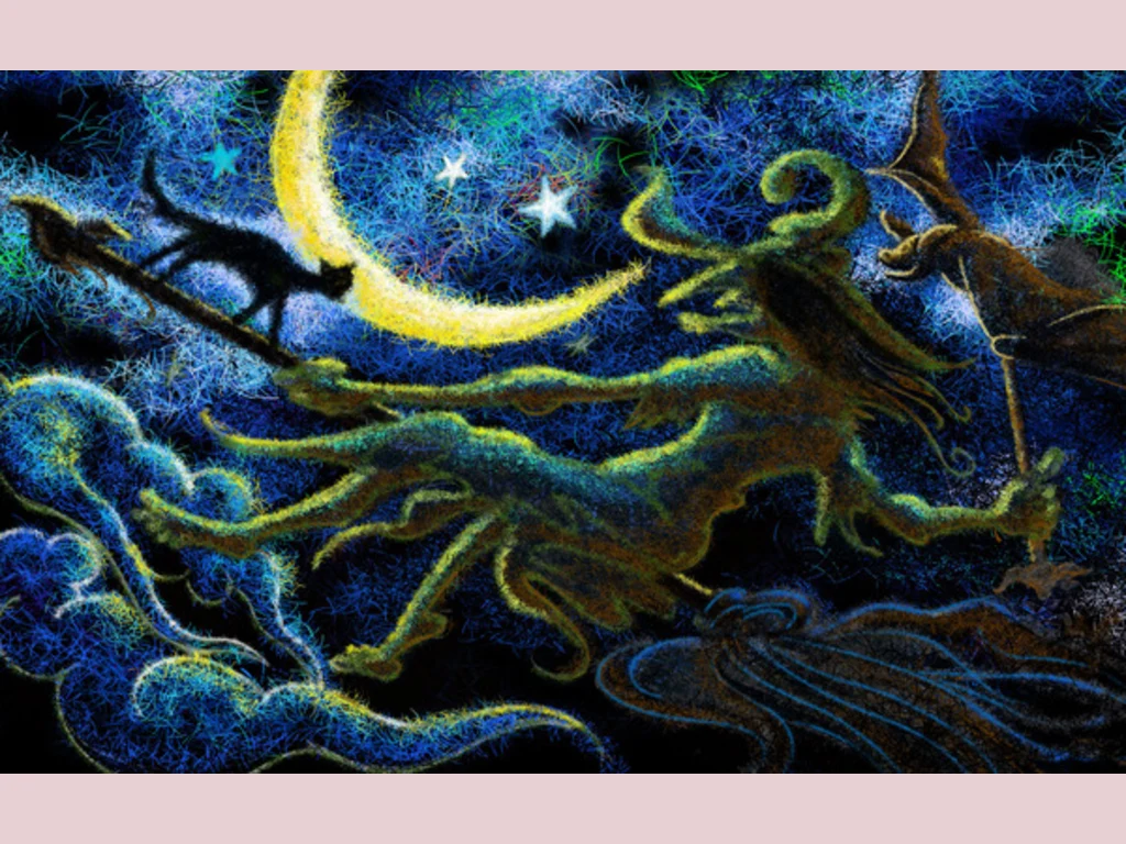 Картичка типична Хелоуин!