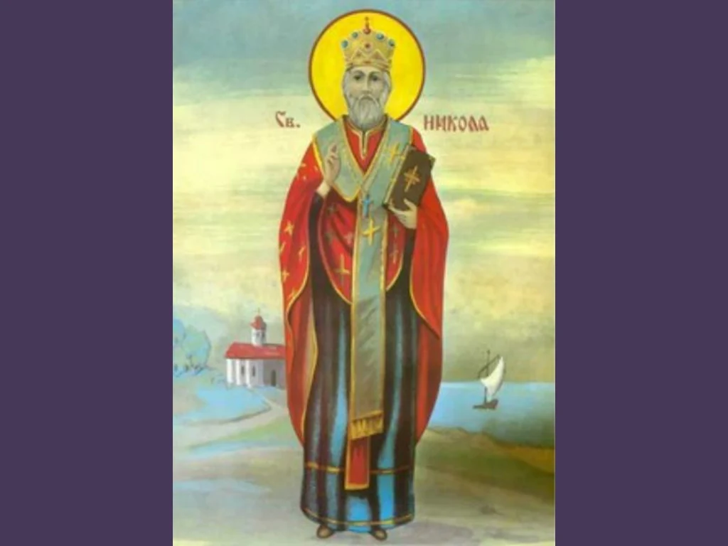 Икона - Свети Никола - Побеждаващият светец