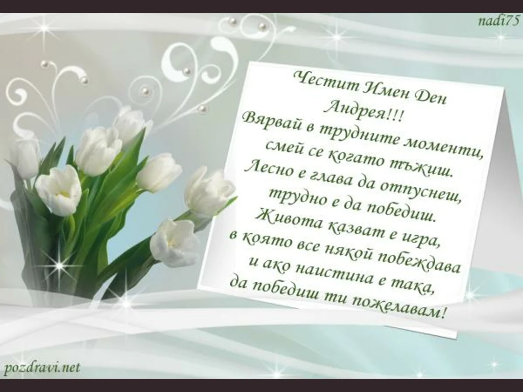 Честит Имен Ден Андрея!!!