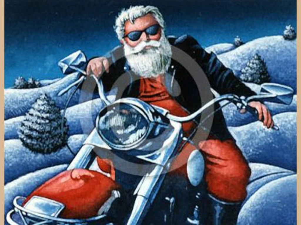 Дядо Коледа на Мотор!