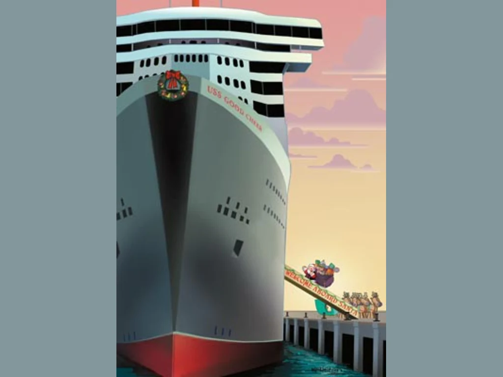 Забавна Коледна Картичка