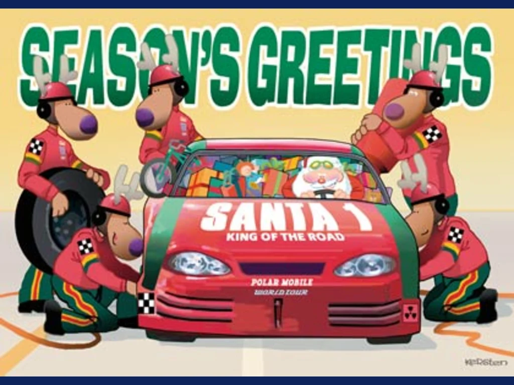 Забавна Коледна Картичка