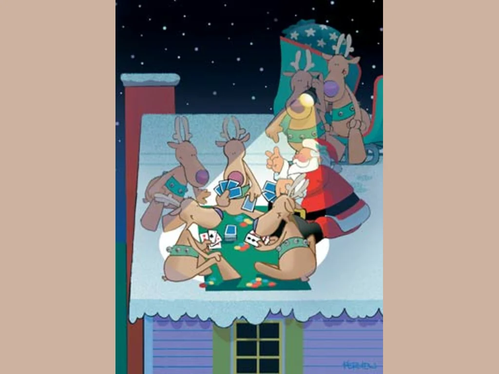 Забавна Коледна Картичка