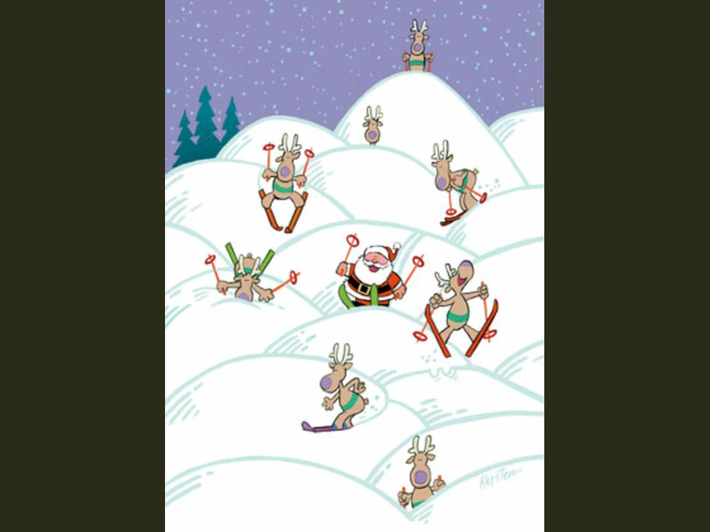 Забавна Коледна Картичка