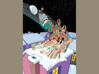 Забавна Коледна Картичка