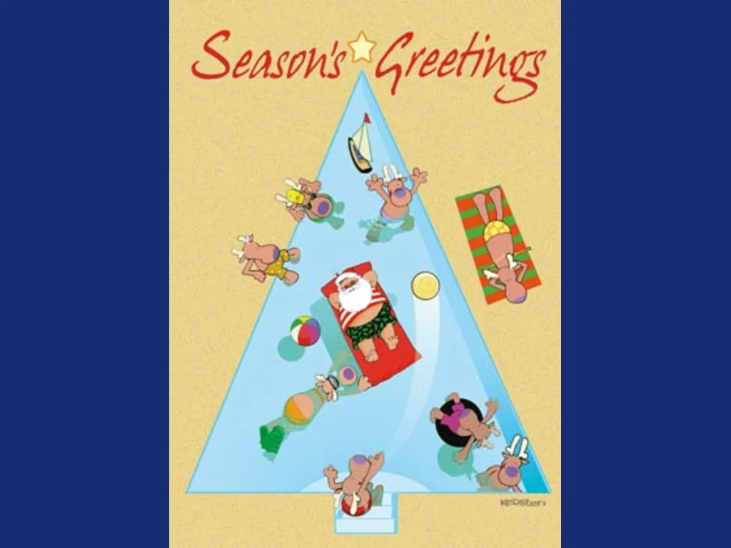 Забавна Коледна Картичка