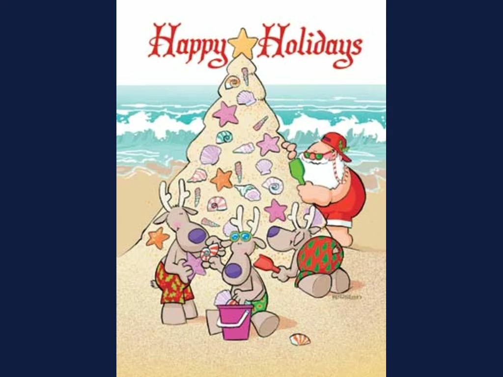 Забавна Коледна Картичка