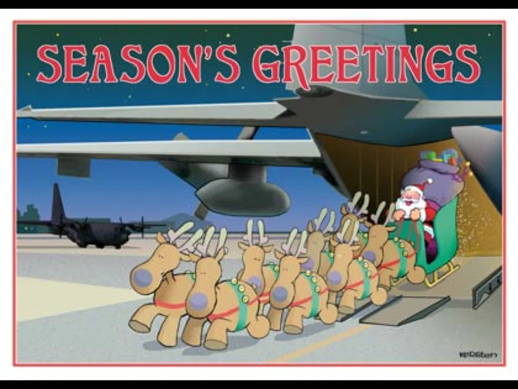 Забавна Коледна Картичка