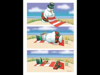 Забавна Коледна Картичка