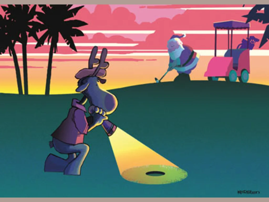 Забавна Коледна Картичка-на юг!