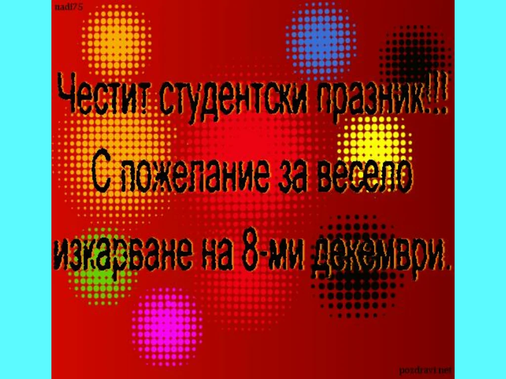 Честит 8 ми декември!