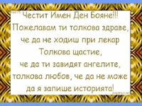 Честит Имен Ден Бояне!!!