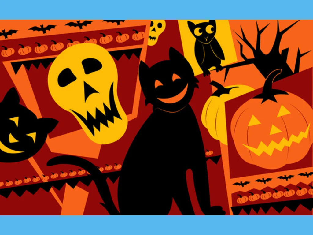 Картичка типична Хелоуин!