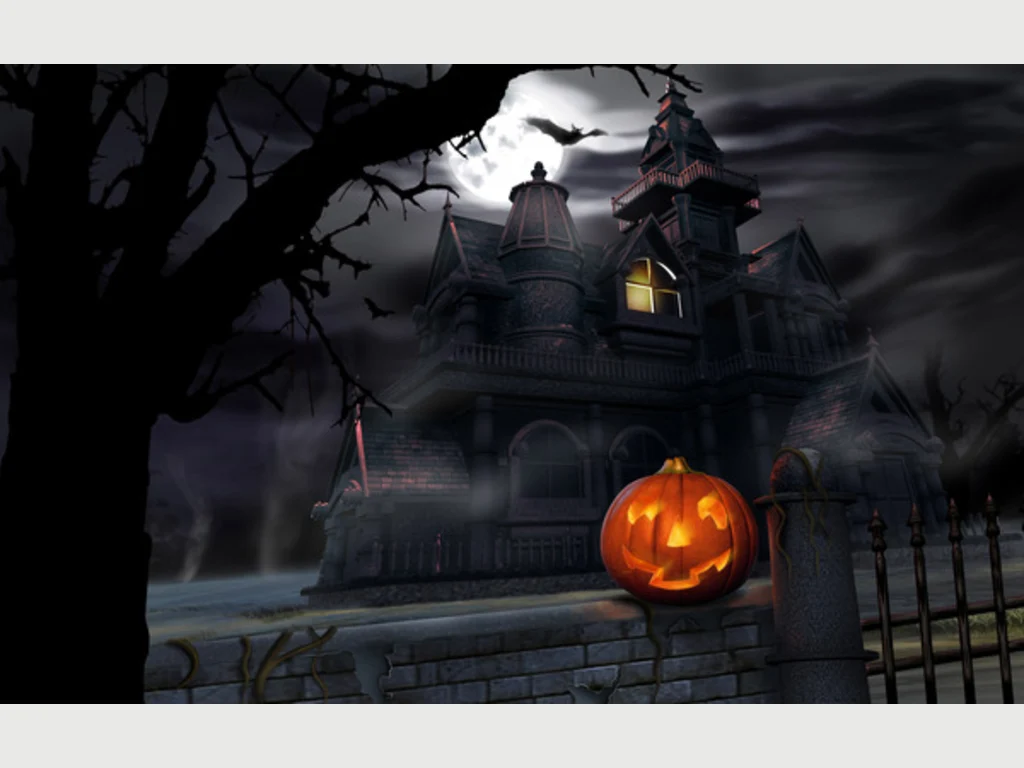 Картичка зловеща тъмна нощ!