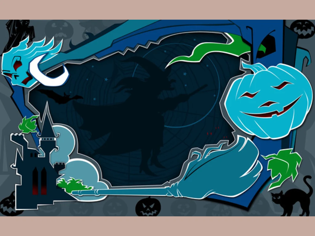 Картичка  знамето на Хелоуин!