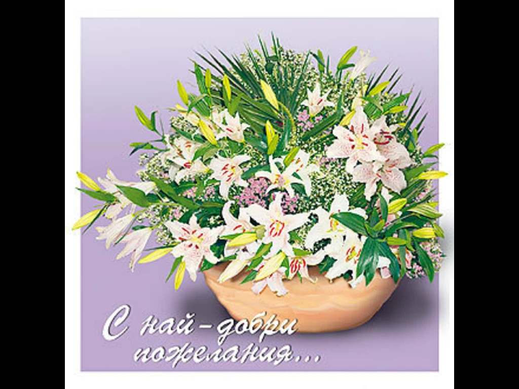 Картина на ваза с цъфнали пролетни цветя!