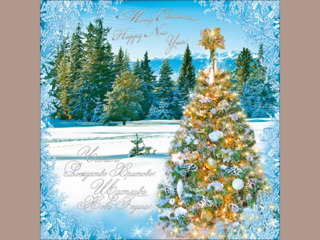 Сърдечни поздравления за Рождество и Нова Година!