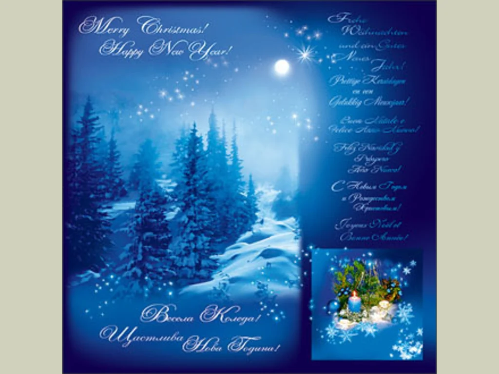 Честита Коледа!Щастлива нова Година!