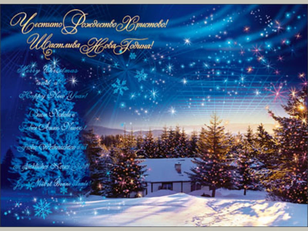 Честито Рождество Христово!Щастлива Нова Година!