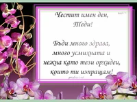 Честит имен ден, Теди!