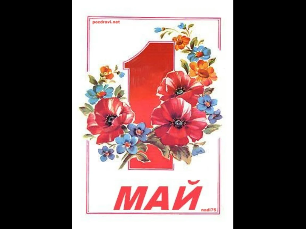 Цветя за 1ви май