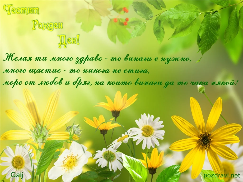 Пожелание за рожден ден