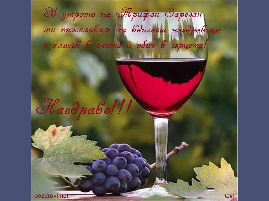 Честит Празник–Наздраве за Трифон Зарезан!