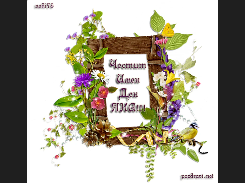 Честит имен ден Яна!