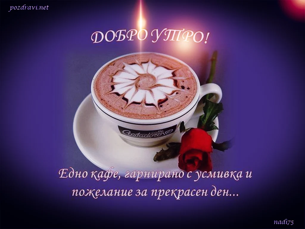 Добро утро в лилаво