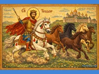 свети Тодор като воин-светец