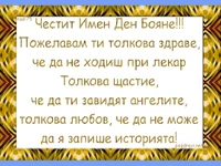 Честит Имен Ден Бояне!!!