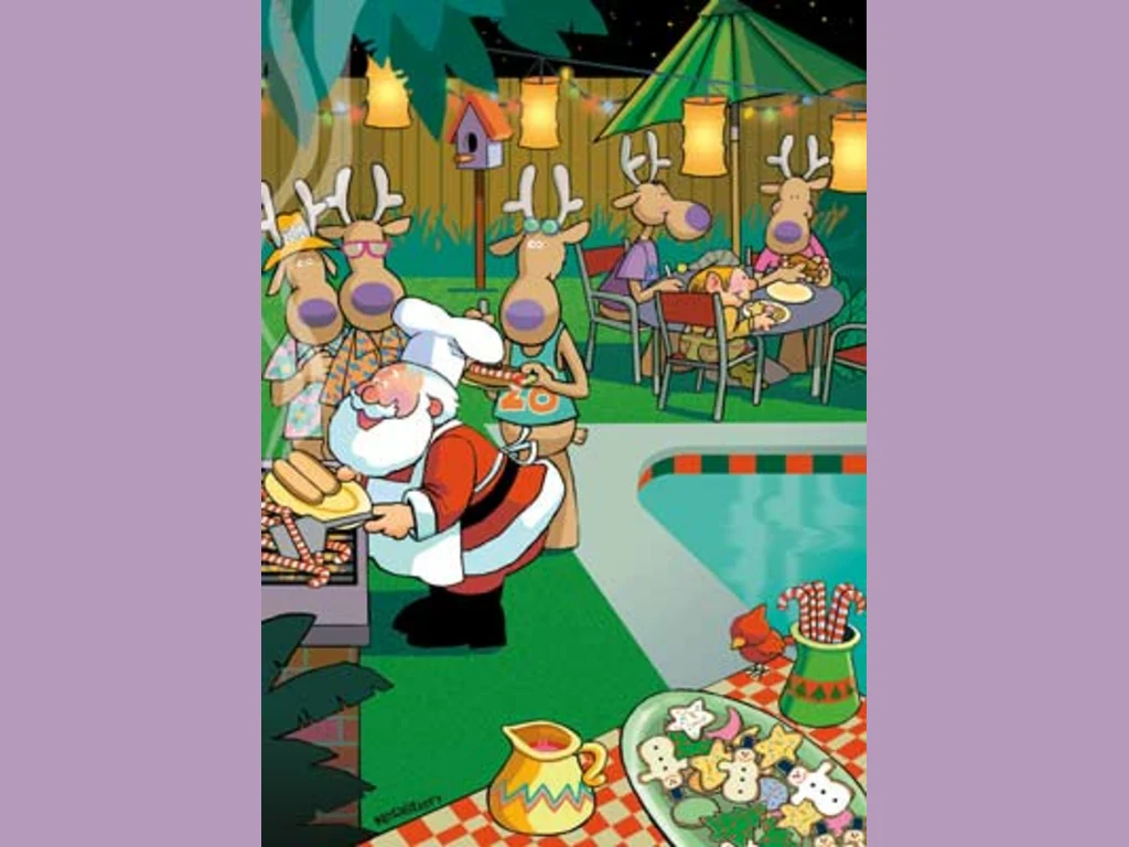 Забавна Коледна Картичка