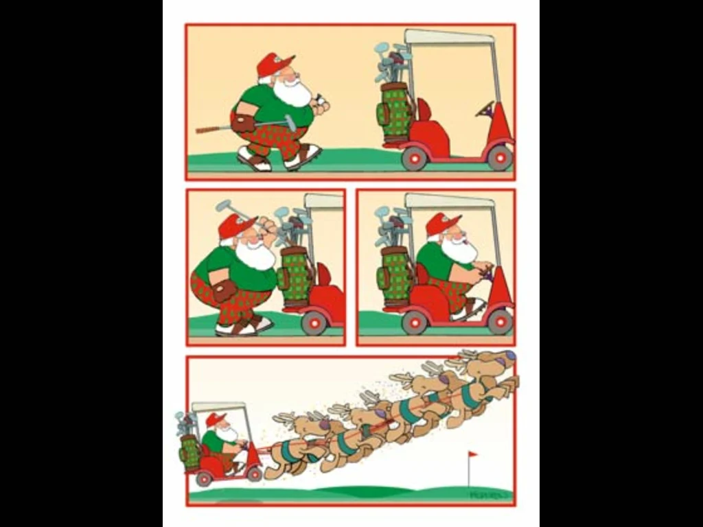 Забавна Коледна Картичка