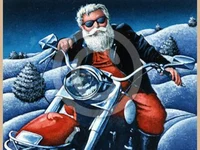 Дядо Коледа на Мотор!