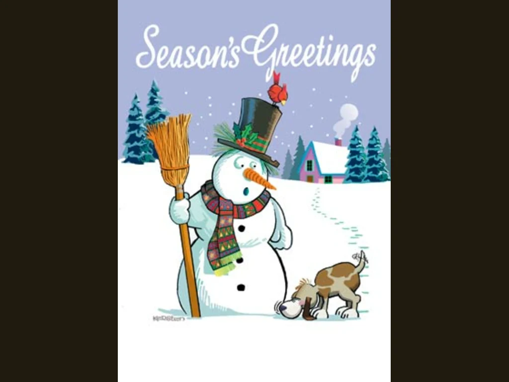 Забавна Коледна Картичка