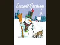 Забавна Коледна Картичка