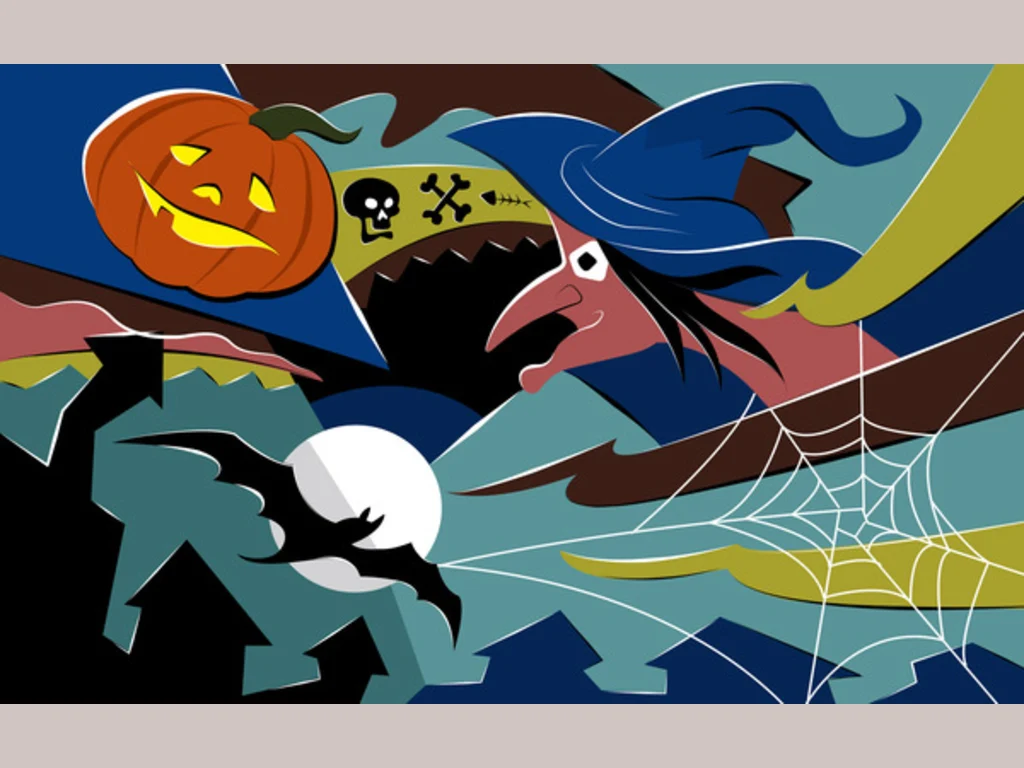 Картичка типична Хелоуин!