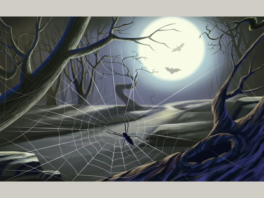 Нощна мистерия картичка Хелоуин!