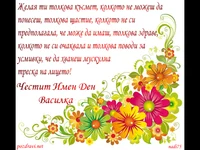 Честит Имен Ден Василка!
