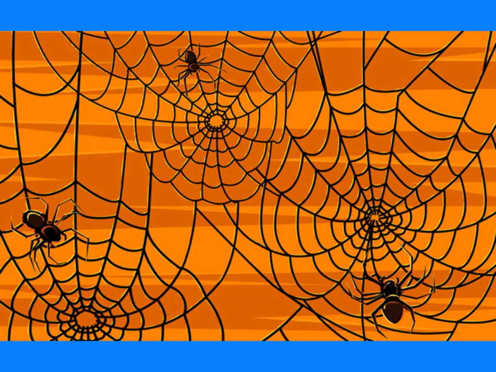 Картичка чернипаяци оплетени мрежи!