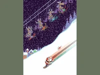 Забавна Коледна Картичка