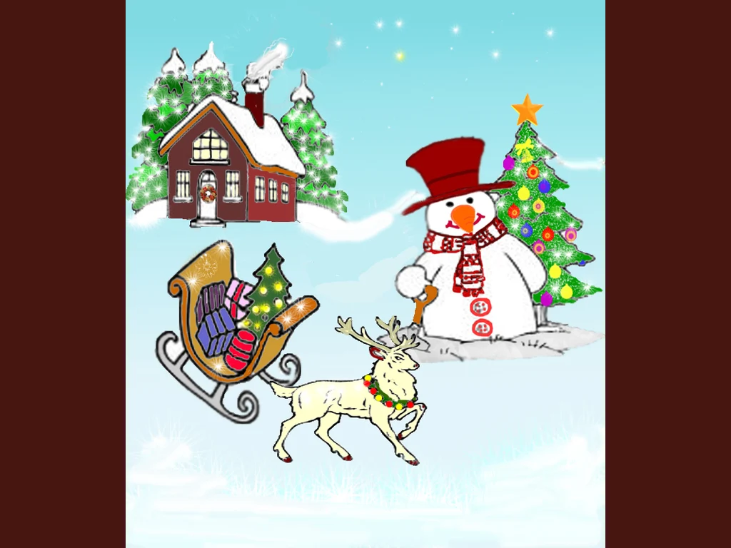 Снежния човек на двора!