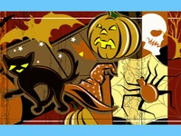 Картичка типична Хелоуин!