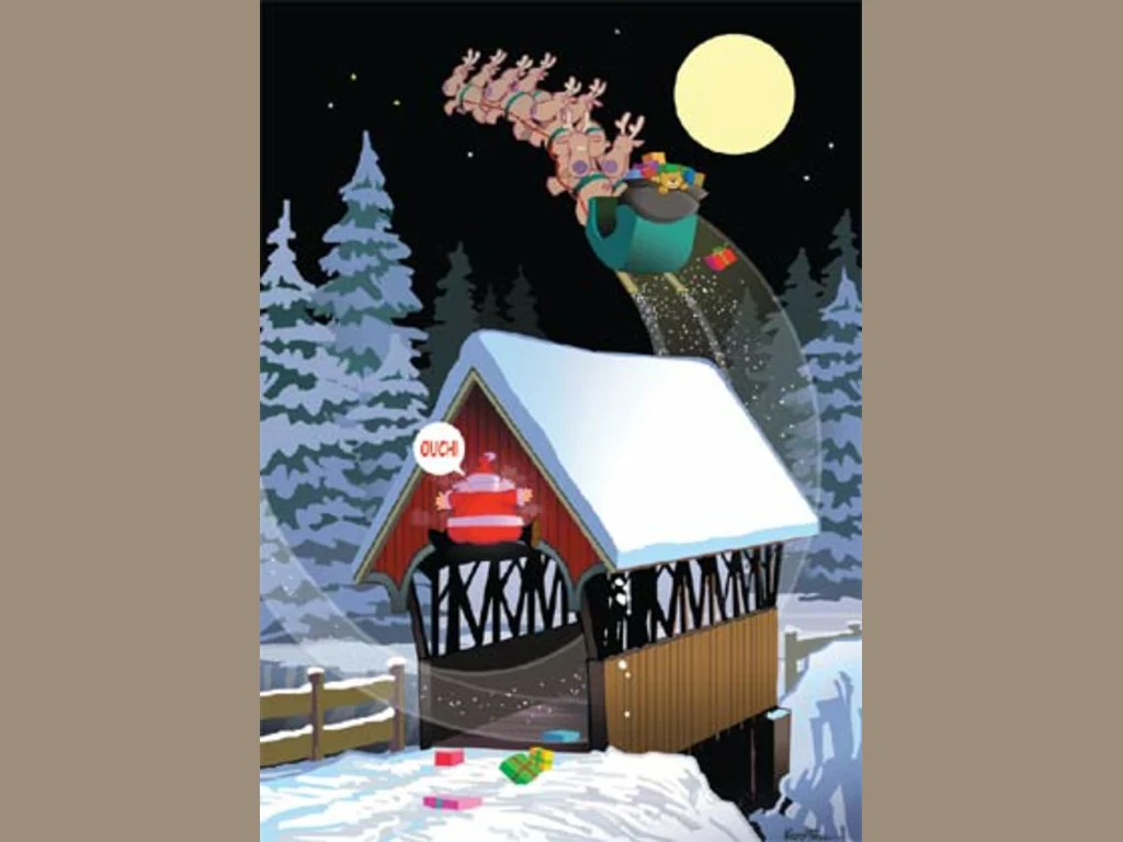 Забавна Коледна Картичка