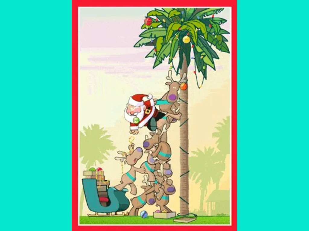 Забавна Коледна Картичка