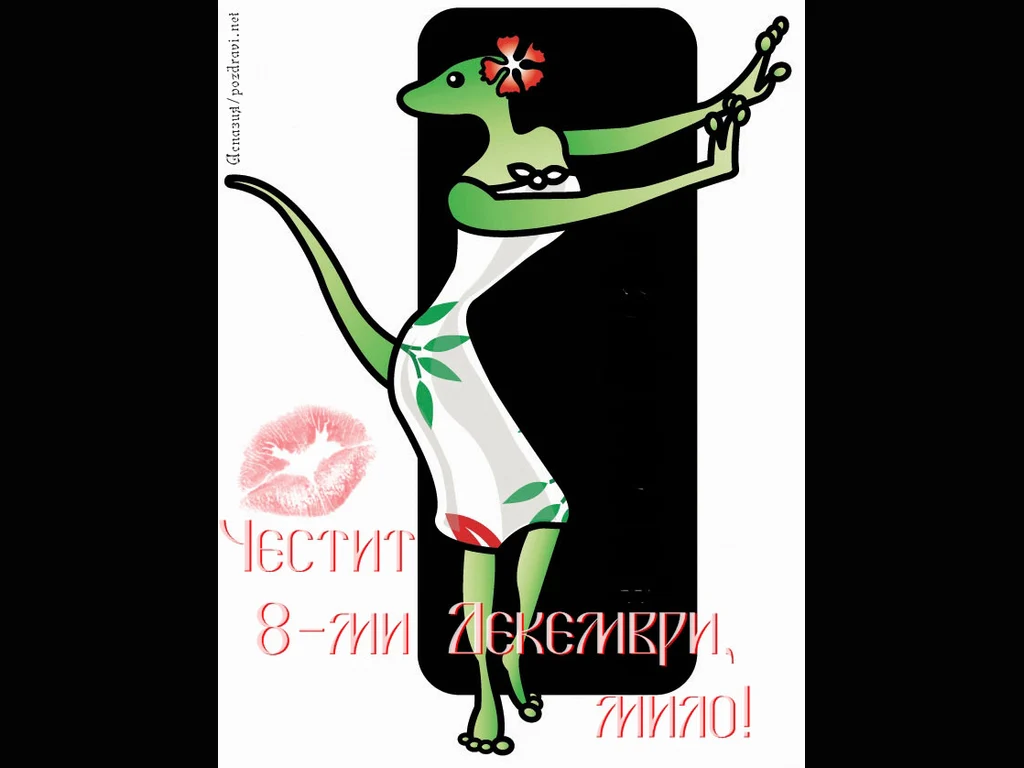 Честит 8-ми Декември, мило!