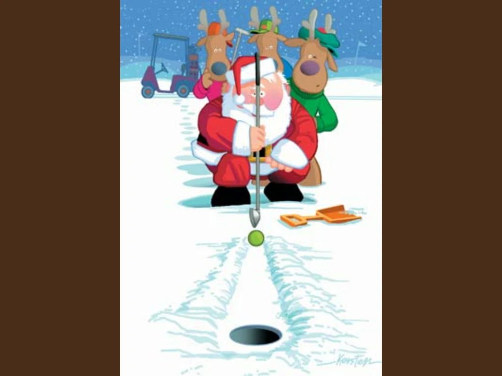 Забавна Коледна Картичка