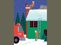 Забавна Коледна Картичка